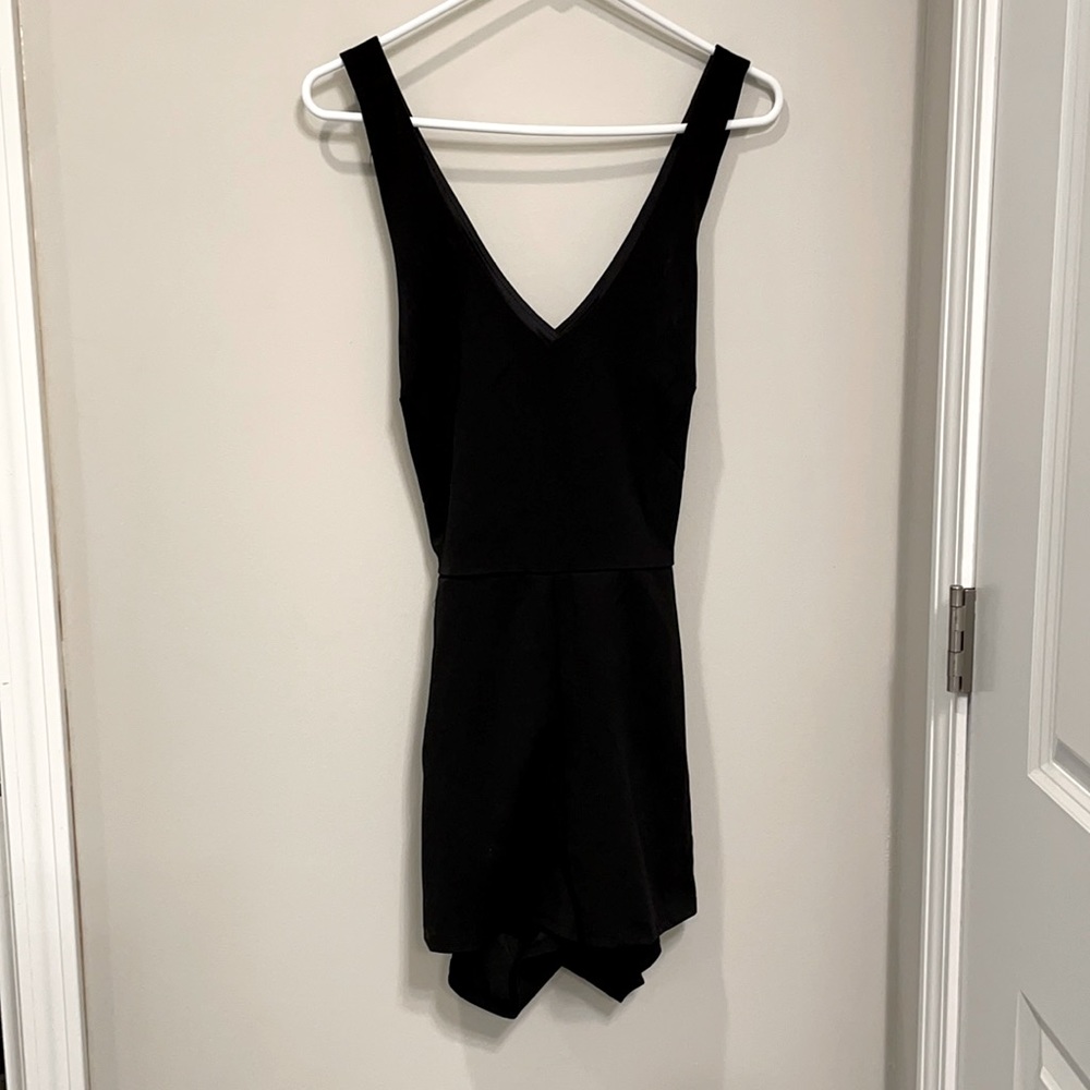 black Crystal Sky romper with cross back!!